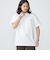【WEB限定】SHIPS: STYLISH STANDARD ロゴ 刺繍 Tシャツ