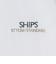 【WEB限定】SHIPS: STYLISH STANDARD ロゴ 刺繍 Tシャツ