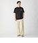 【WEB限定】SHIPS: STYLISH STANDARD ロゴ 刺繍 Tシャツ