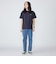 【WEB限定】SHIPS: STYLISH STANDARD ロゴ 刺繍 Tシャツ