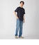 【WEB限定】SHIPS: STYLISH STANDARD ロゴ 刺繍 Tシャツ