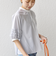 【WEB限定】〈手洗い可能〉袖 フリル デザイン ブラウス