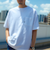 【WEB限定】SHIPS:〈汗染み防止加工〉ワンポイントロゴ ビッグシルエットヘビーウェイトTシャツ
