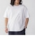 【WEB限定】SHIPS:〈汗染み防止加工〉ワンポイントロゴ ビッグシルエットヘビーウェイトTシャツ