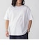 【WEB限定】SHIPS:〈汗染み防止加工〉ワンポイントロゴ ビッグシルエットヘビーウェイトTシャツ