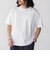 【WEB限定】SHIPS:〈汗染み防止加工〉ワンポイントロゴ ビッグシルエットヘビーウェイトTシャツ