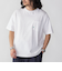 【WEB限定】SHIPS:〈汗染み防止加工〉ワンポイントロゴ ビッグシルエットヘビーウェイトTシャツ