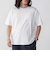 【WEB限定】SHIPS:〈汗染み防止加工〉ワンポイントロゴ ビッグシルエットヘビーウェイトTシャツ
