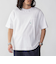 【WEB限定】SHIPS:〈汗染み防止加工〉ワンポイントロゴ ビッグシルエットヘビーウェイトTシャツ