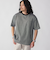 【WEB限定】SHIPS:〈汗染み防止加工〉ワンポイントロゴ ビッグシルエットヘビーウェイトTシャツ