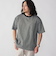 【WEB限定】SHIPS:〈汗染み防止加工〉ワンポイントロゴ ビッグシルエットヘビーウェイトTシャツ