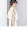 little black:〈手洗い可能 / セレモニー対応可〉ネジリ スリーブ シアー ショート 羽織◇