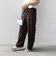〈手洗い可能〉ツイル ドロスト パンツ