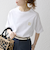 【WEB限定】SHIPS any: BLAH BLAH BLAH.ワンポイント 刺繍 ルーズ Tシャツ(ユニセックス)◇