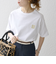 【WEB限定】SHIPS any: BLAH BLAH BLAH.ワンポイント 刺繍 ルーズ Tシャツ(ユニセックス)◇