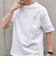 【WEB限定】SHIPS any: BLAH BLAH BLAH.ワンポイント 刺繍 ルーズ Tシャツ(ユニセックス)◇