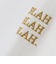 【WEB限定】SHIPS any: BLAH BLAH BLAH.ワンポイント 刺繍 ルーズ Tシャツ(ユニセックス)◇