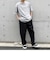【WEB限定】SHIPS any: BLAH BLAH BLAH.ワンポイント 刺繍 ルーズ Tシャツ(ユニセックス)◇