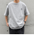 【WEB限定】SHIPS any: BLAH BLAH BLAH.ワンポイント 刺繍 ルーズ Tシャツ(ユニセックス)◇