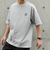 【WEB限定】SHIPS any: BLAH BLAH BLAH.ワンポイント 刺繍 ルーズ Tシャツ(ユニセックス)◇