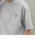 【WEB限定】SHIPS any: BLAH BLAH BLAH.ワンポイント 刺繍 ルーズ Tシャツ(ユニセックス)◇