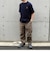 【WEB限定】SHIPS any: BLAH BLAH BLAH.ワンポイント 刺繍 ルーズ Tシャツ(ユニセックス)◇