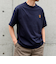 【WEB限定】SHIPS any: BLAH BLAH BLAH.ワンポイント 刺繍 ルーズ Tシャツ(ユニセックス)◇