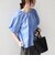 《新色・一部追加予約》SHIPS Colors:〈手洗い可能〉スラブ ボリュームスリーブ ブラウス◆