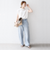 SHIPS any:〈抗菌防臭/洗濯機可能〉USAコットン ラウンドヘム ノースリーブ TEE