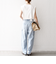SHIPS any:〈抗菌防臭/洗濯機可能〉USAコットン ラウンドヘム ノースリーブ TEE