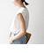 SHIPS any:〈抗菌防臭/洗濯機可能〉USAコットン ラウンドヘム ノースリーブ TEE