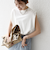 SHIPS any:〈抗菌防臭/洗濯機可能〉USAコットン ラウンドヘム ノースリーブ TEE