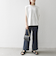 SHIPS any:〈抗菌防臭/洗濯機可能〉USAコットン ラウンドヘム ノースリーブ TEE