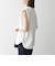 SHIPS any:〈抗菌防臭/洗濯機可能〉USAコットン ラウンドヘム ノースリーブ TEE