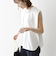 SHIPS any:〈抗菌防臭/洗濯機可能〉USAコットン ラウンドヘム ノースリーブ TEE