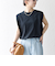 SHIPS any:〈抗菌防臭/洗濯機可能〉USAコットン ラウンドヘム ノースリーブ TEE