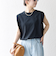 SHIPS any:〈抗菌防臭/洗濯機可能〉USAコットン ラウンドヘム ノースリーブ TEE