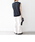 SHIPS any:〈抗菌防臭/洗濯機可能〉USAコットン ラウンドヘム ノースリーブ TEE