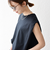 SHIPS any:〈抗菌防臭/洗濯機可能〉USAコットン ラウンドヘム ノースリーブ TEE