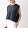 SHIPS any:〈抗菌防臭/洗濯機可能〉USAコットン ラウンドヘム ノースリーブ TEE