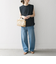 SHIPS any:〈抗菌防臭/洗濯機可能〉USAコットン ラウンドヘム ノースリーブ TEE