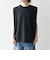 SHIPS any:〈抗菌防臭/洗濯機可能〉USAコットン ラウンドヘム ノースリーブ TEE
