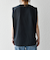 SHIPS any:〈抗菌防臭/洗濯機可能〉USAコットン ラウンドヘム ノースリーブ TEE