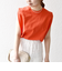 SHIPS any:〈抗菌防臭/洗濯機可能〉USAコットン ラウンドヘム ノースリーブ TEE
