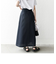 SHIPS any:〈洗濯機可能〉マリン ラップ ロング スカート