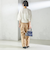 SHIPS Primary Navy Label:麻 レーヨン イージー パンツ