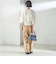 SHIPS Primary Navy Label:麻 レーヨン イージー パンツ