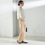 SHIPS Primary Navy Label:麻 レーヨン イージー パンツ