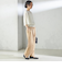 SHIPS Primary Navy Label:麻 レーヨン イージー パンツ