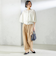 SHIPS Primary Navy Label:麻 レーヨン イージー パンツ